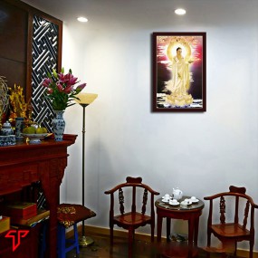 Tranh phật giáo dược sư lưu ly quang vương phật